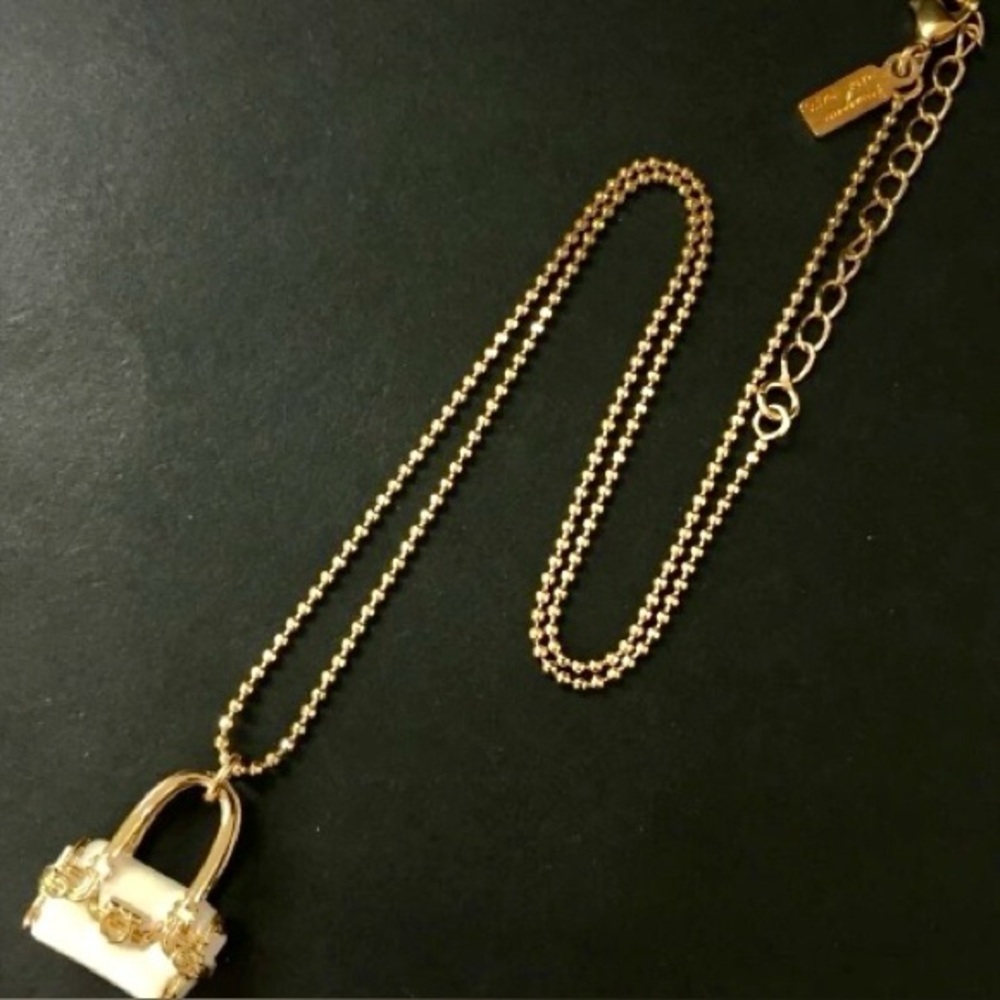 Salvatore Ferragamo Sofia Bag Charm Necklace